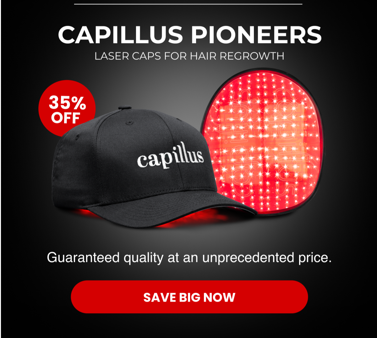 35% on Capillus Caps 